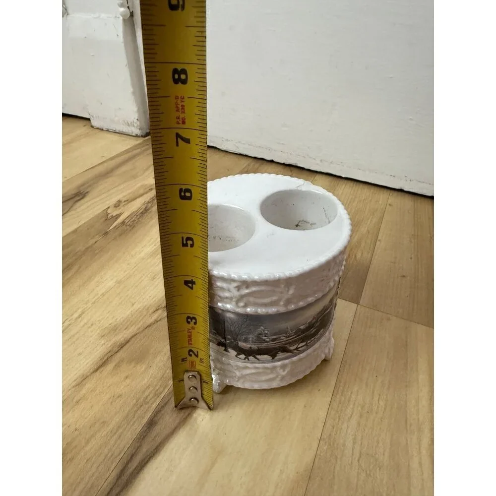 Limited Edition “Heavenly Night” Winter Scene Ceramic Holder – Kevin Daniel